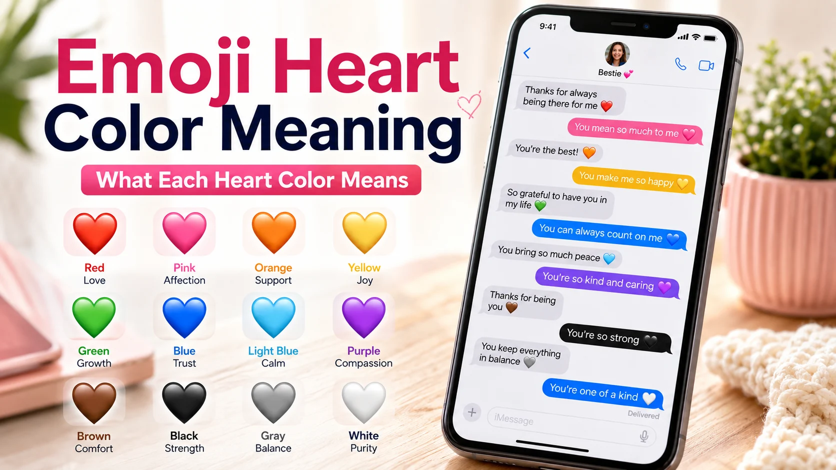 Emoji Heart Color Meaning
