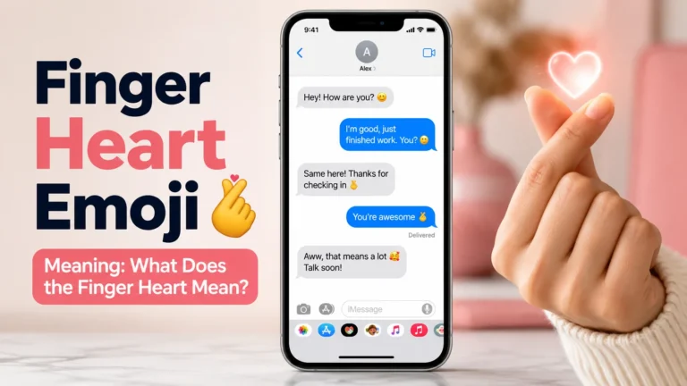 Finger Heart Emoji