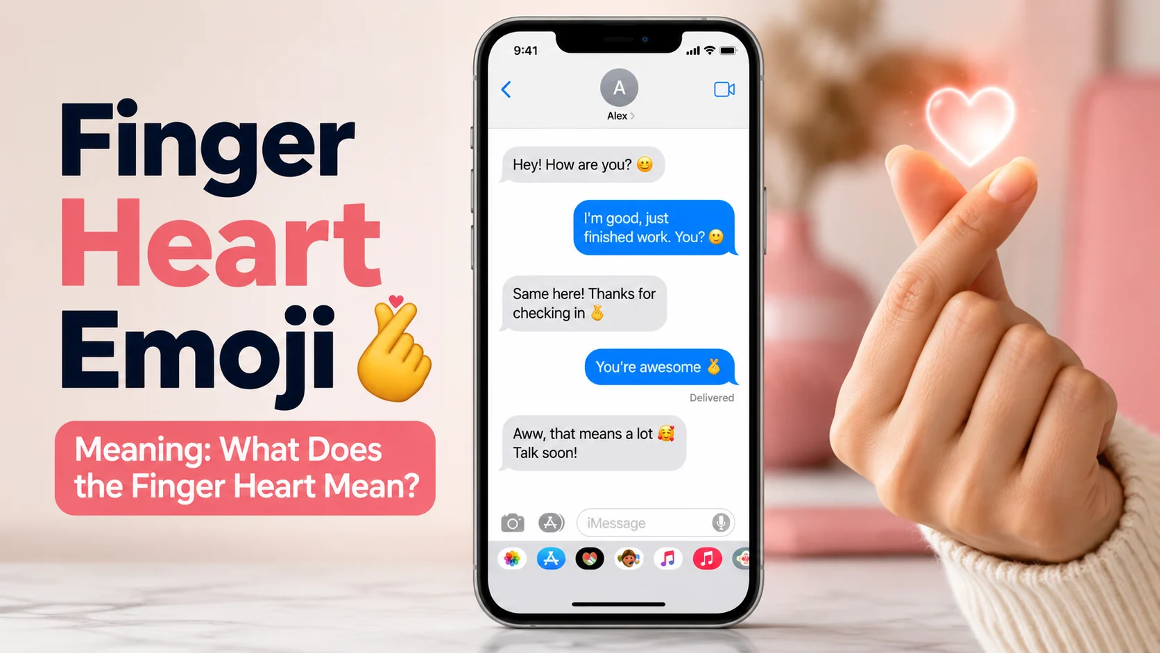 Finger Heart Emoji
