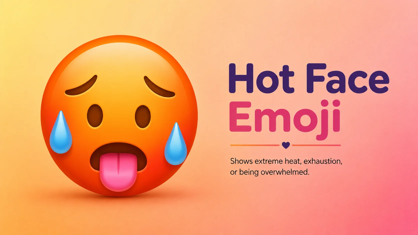 Hot Face Emoji