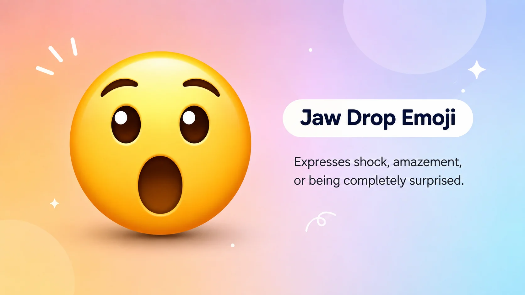 Jaw Drop Emoji