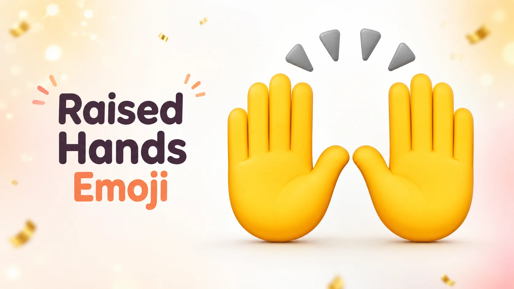 Raised Hands Emoji
