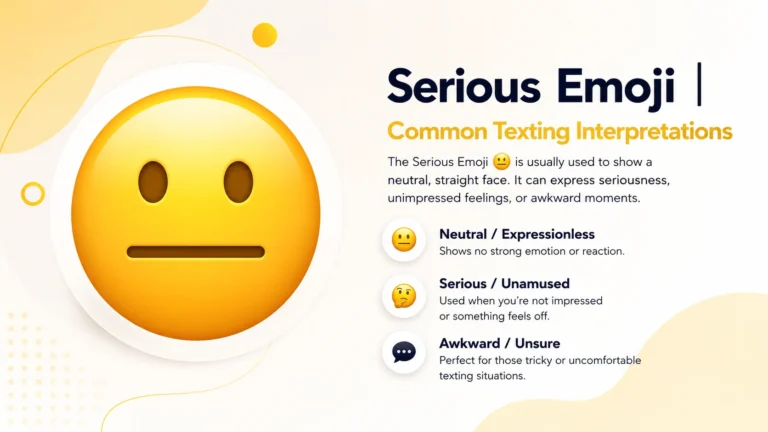 Serious Emoji
