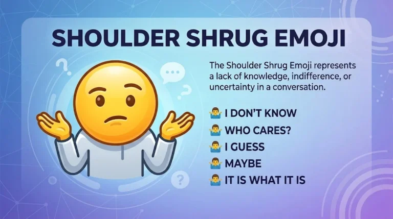 Shoulder Shrug Emoji