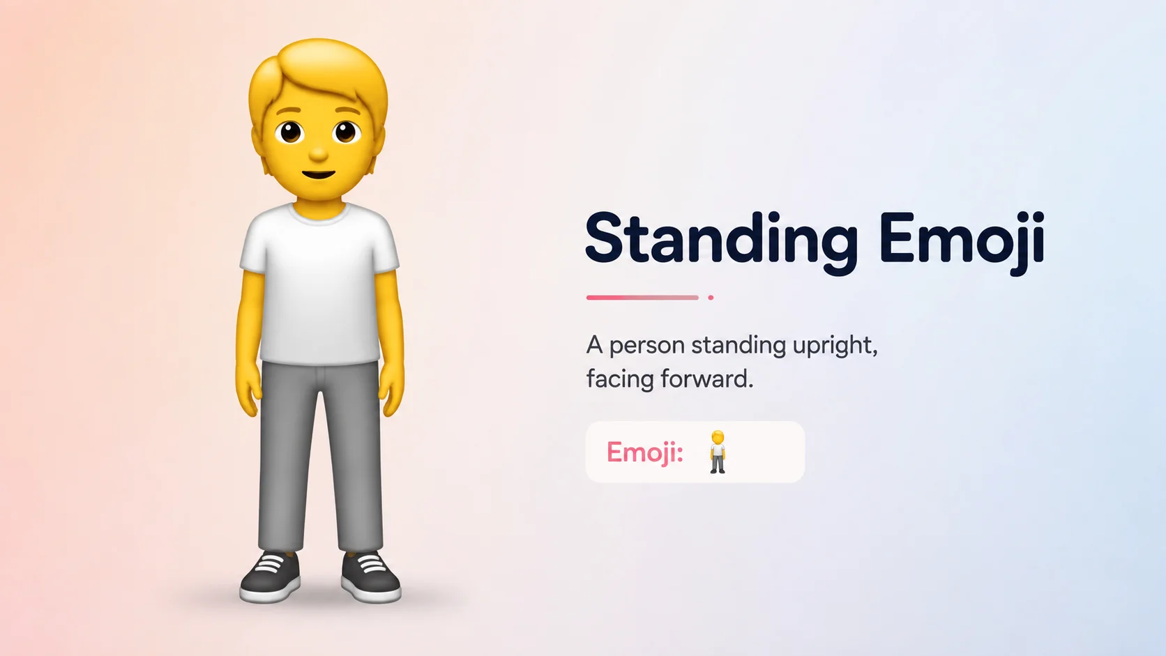 Standing Emoji