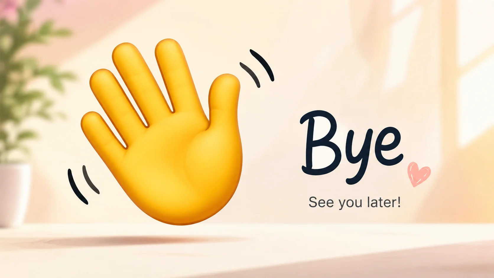 Bye Emoji