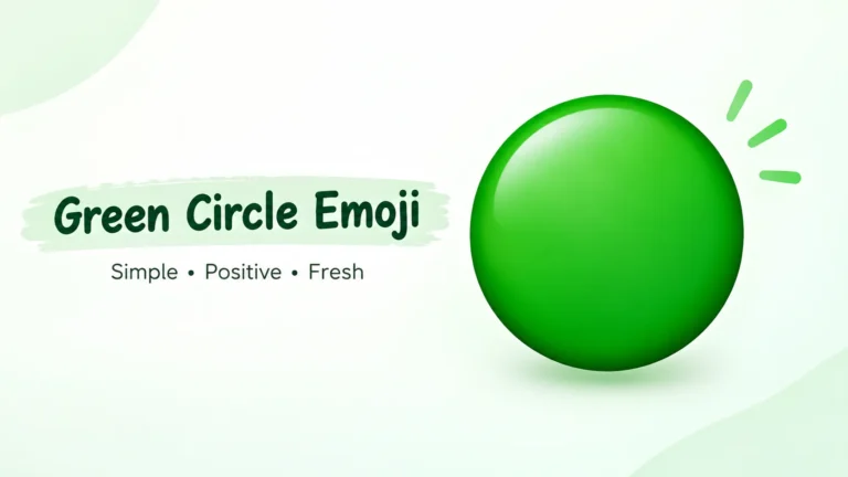Green Circle Emoji