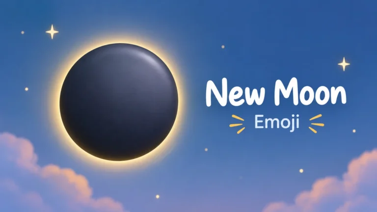New Moon Emoji