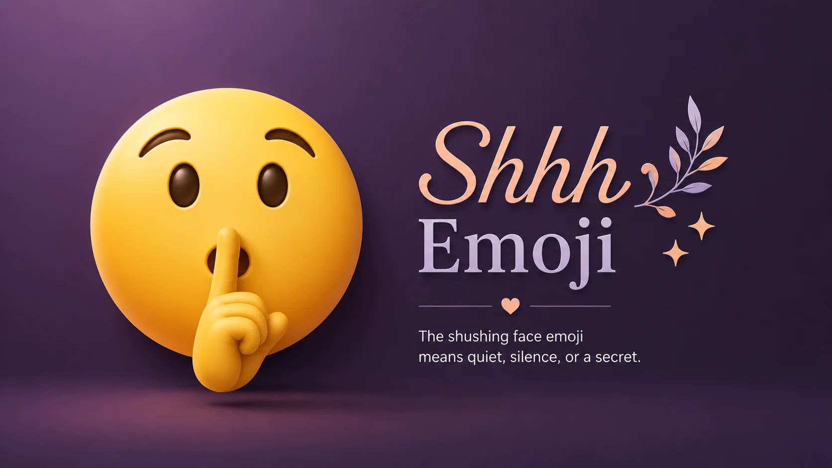 Shhh Emoji