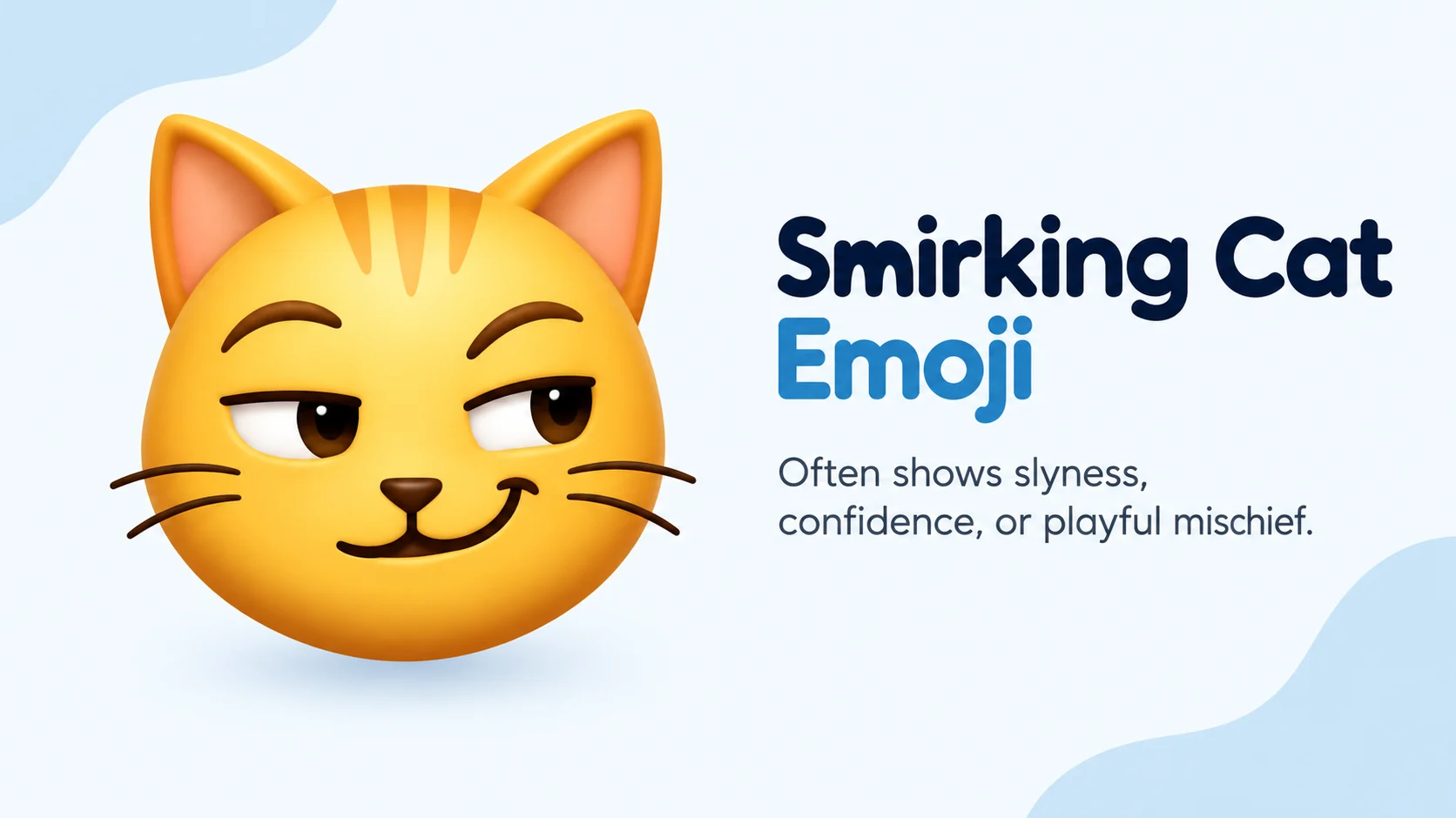 Smirking Cat Emoji