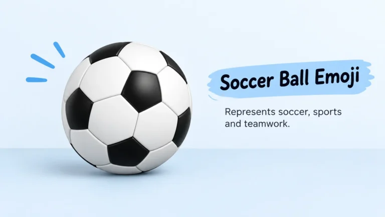 soccer ball emoji