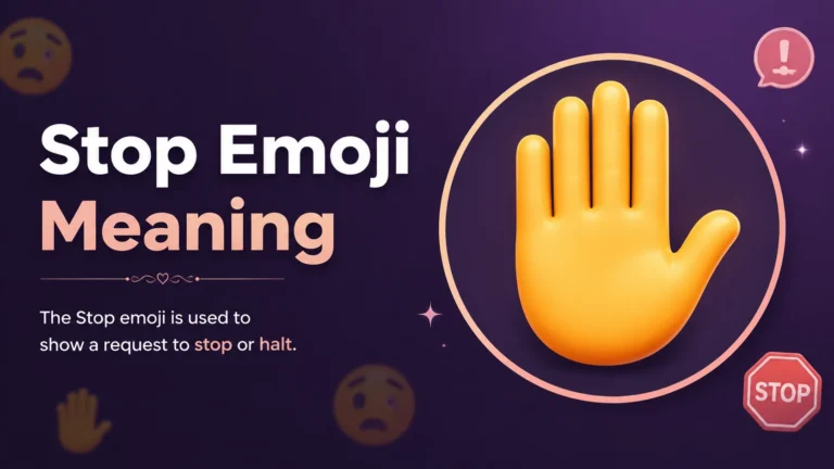 Stop Emoji