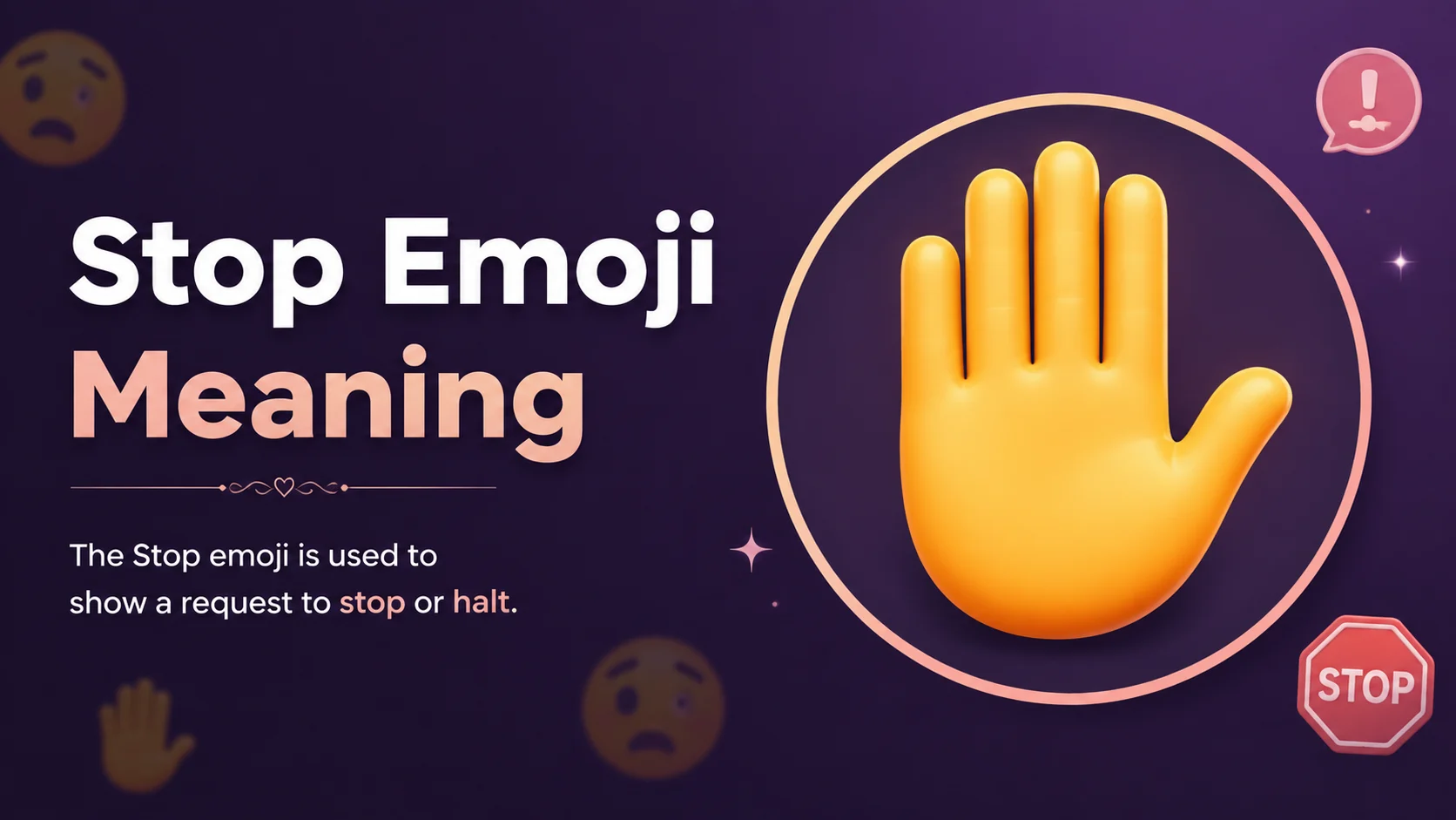Stop Emoji