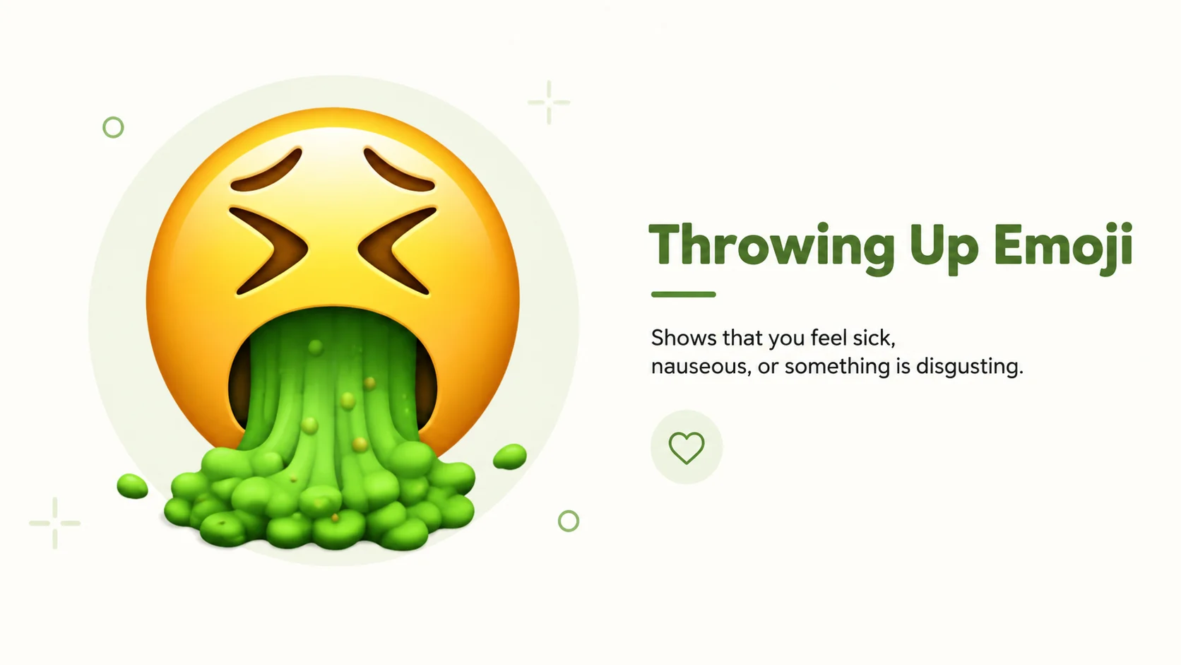 Throwing Up Emoji
