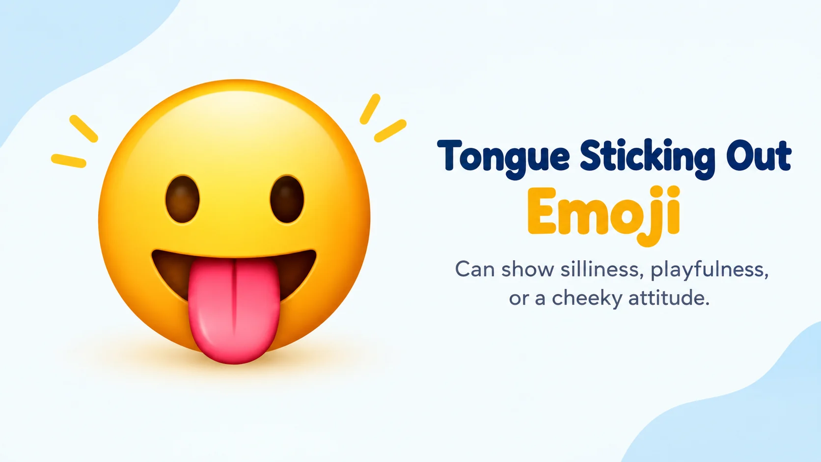 Tongue Sticking Out Emoji