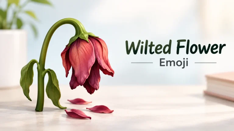 Wilted Flower Emoji
