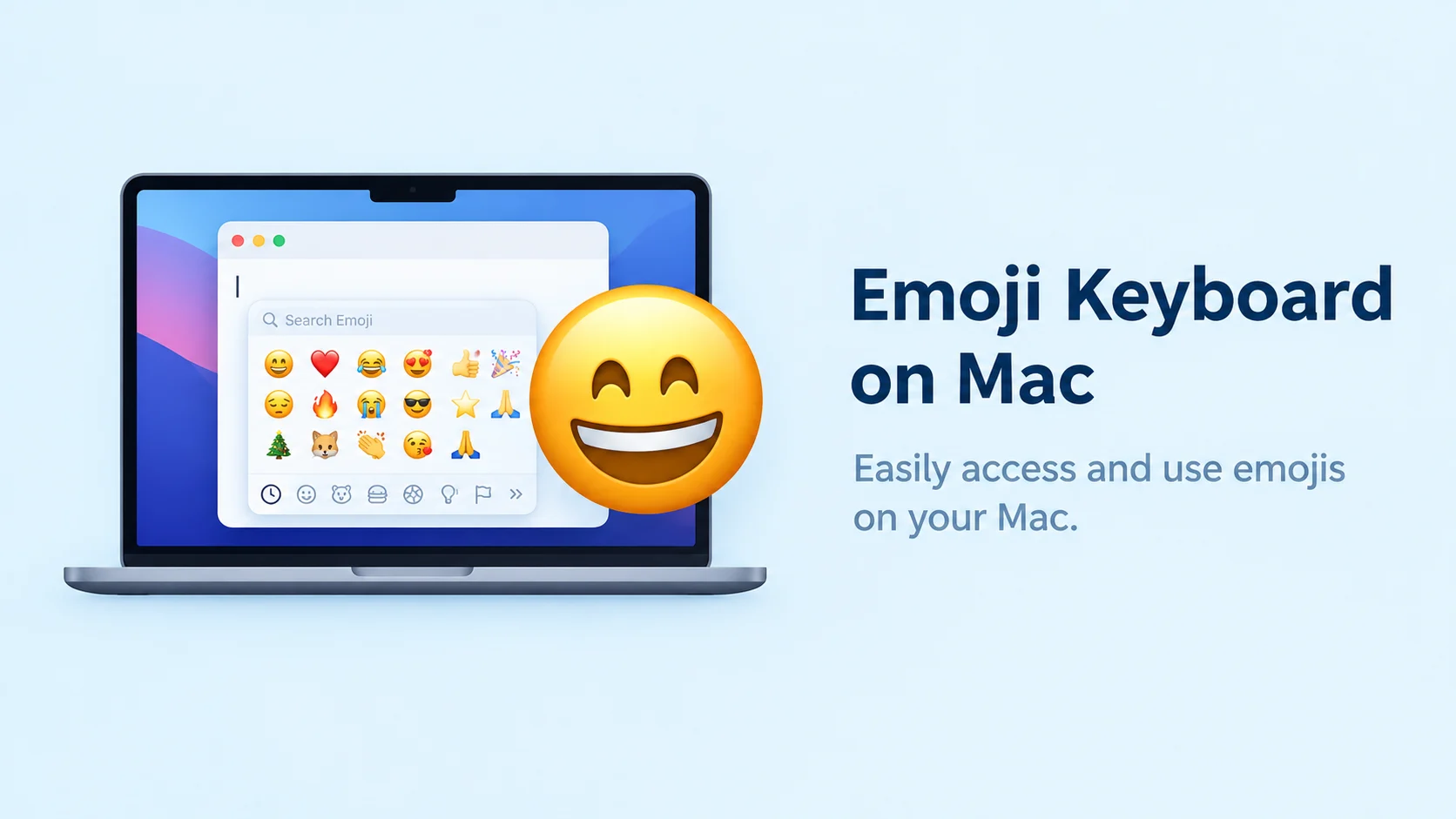 Emoji Keyboard on Mac