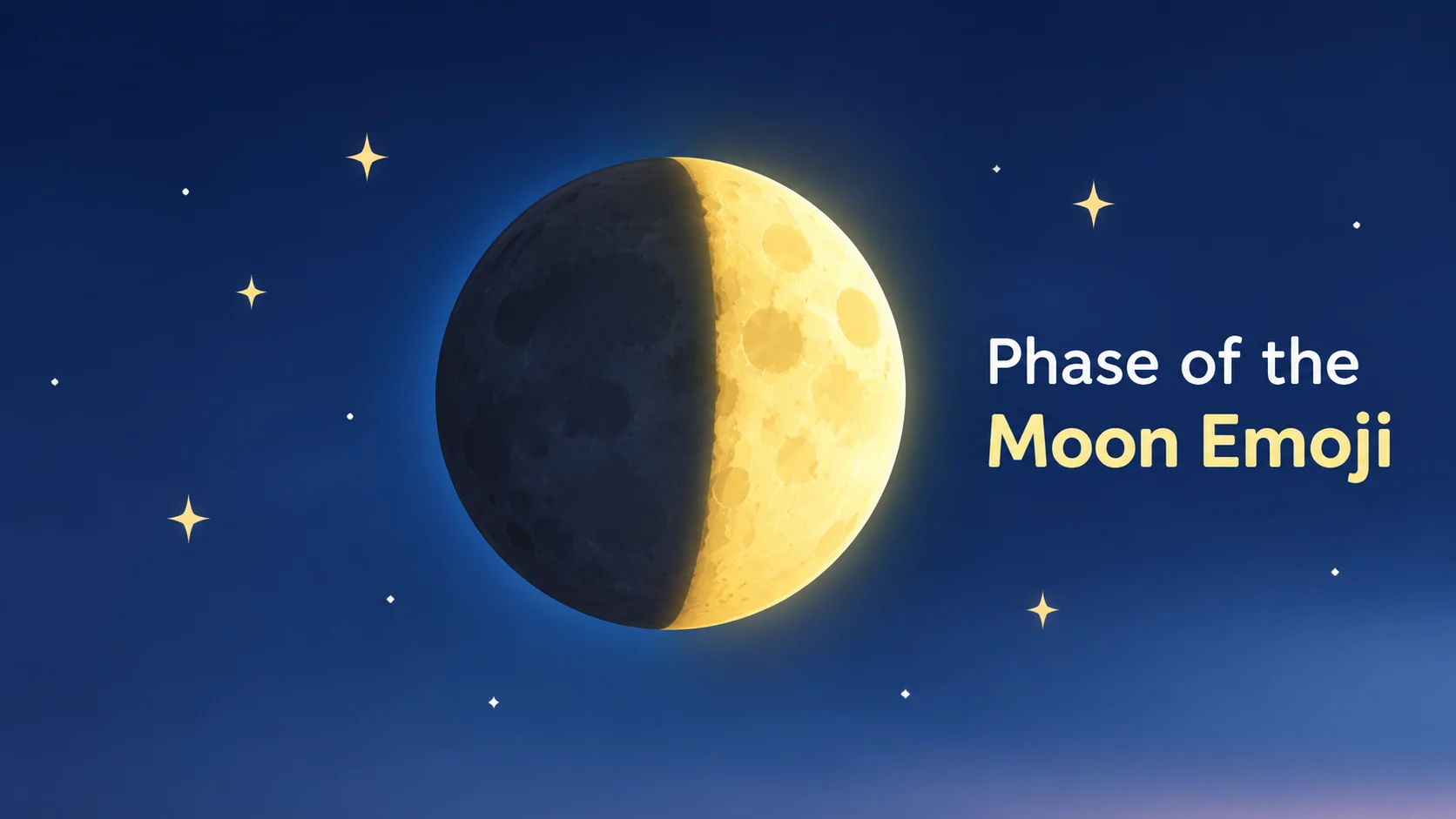 Phase of the Moon Emoji