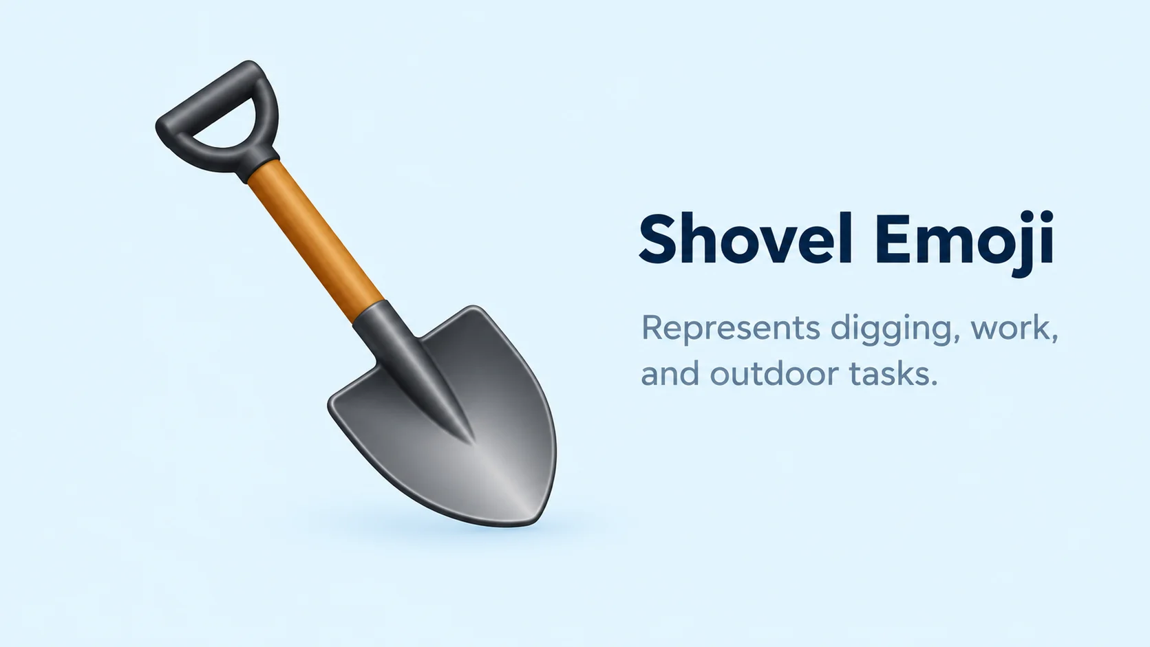 Shovel Emoji
