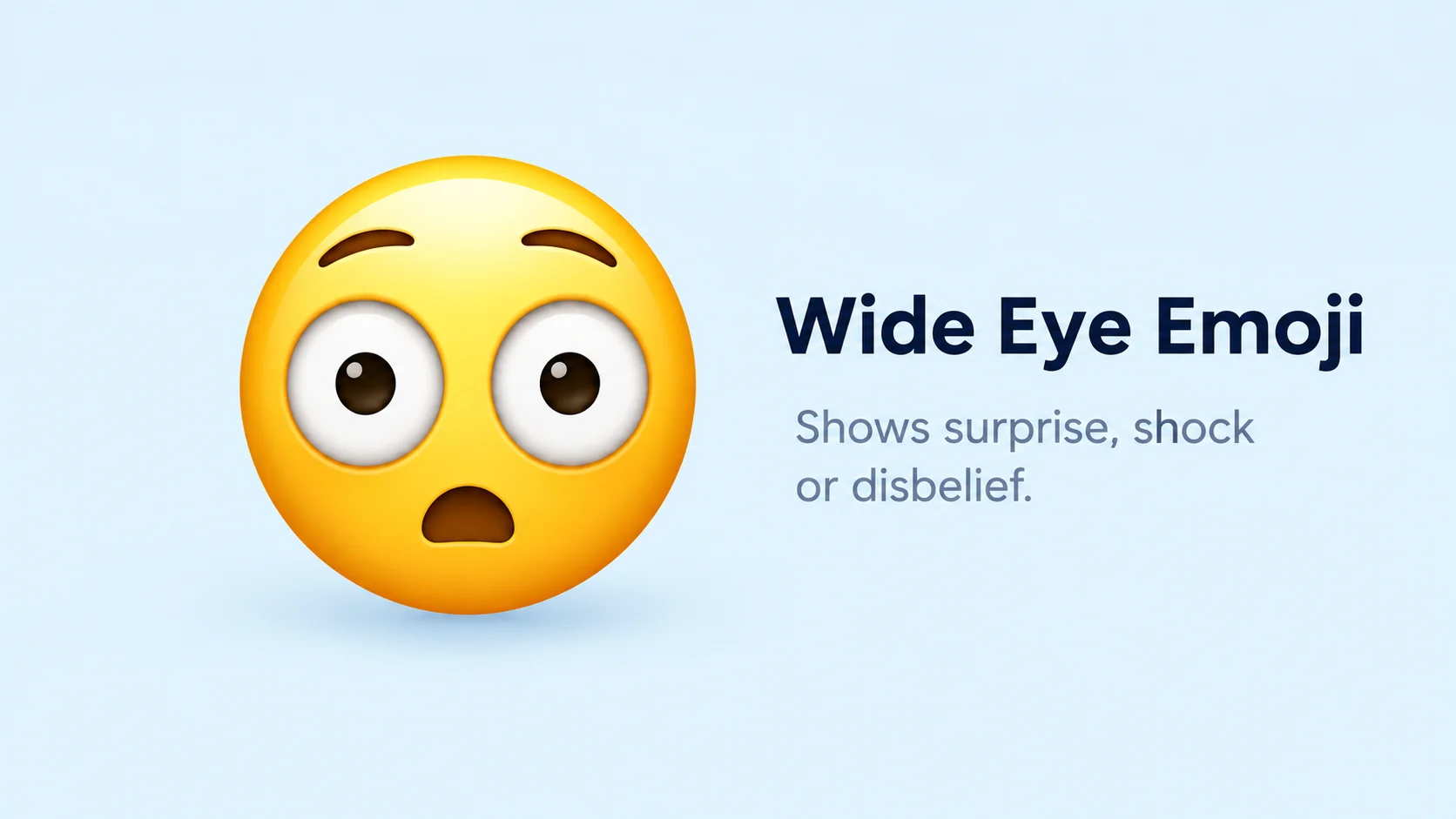 Wide Eye Emoji